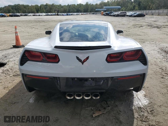 2019 Chevrolet Corvette 1LT with VIN 1G1YB2D72K5113706, listed as a Copart auction lot 71842584 with 0 mi miles and Salvage Title. Bid and sale history available at carsss.com. Image 6.