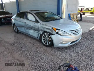 2013 Hyundai Sonata Limited with VIN 5NPEC4AC8DH633464, listed as a Copart auction lot 51909005 with 75,042 mi miles and Salvage Title. Bid and sale history available at DreamBid. Image 4.