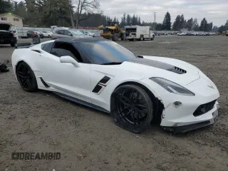 2017 Chevrolet Corvette Grand Sport 2LT with VIN 1G1YY2D78H5110851, listed as a Copart auction lot 42308695 with 27,101 mi miles and Salvage Title. Bid and sale history available at carsss.com. Image 4.