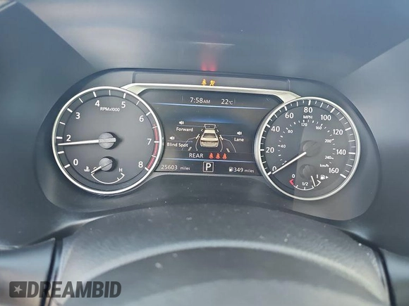 2024 Nissan Sentra SV with VIN 3N1AB8CV3RY290521, listed as a IAAI auction lot 42678529 with 25,603 mi miles and . Bid and sale history available at DreamBid. Image 1.