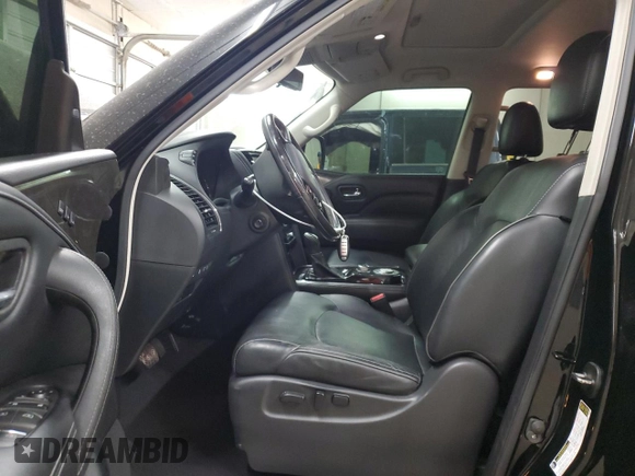 2020 Infiniti QX80 LUXE with VIN JN8AZ2NF5L9702550, listed as a Copart auction lot 72416774 with 101,864 mi miles and Salvage Title. Bid and sale history available at carsss.com. Image 7.