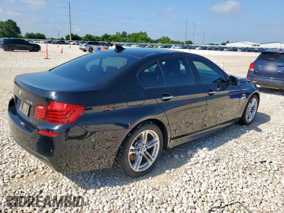 2015 BMW 5 Series 528i with VIN WBA5A5C59FD520199, listed as a Copart auction lot 59214725 with 116,914 mi miles and Salvage title. Bid and sale history available at DreamBid. Image 3.