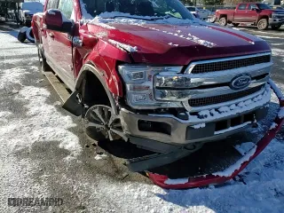 2020 Ford F-150 XL with VIN 1FTEW1E48LFA80154, listed as a Copart auction lot 84073994 with 127,930 mi miles and Salvage Title. Bid and sale history available at carsss.com. Image 10.
