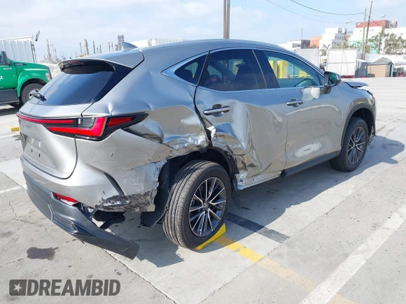 2025 Lexus NX 250 with VIN 2T2ADCAZ8SC027779, listed as a IAAI auction lot 42420839 with 491 mi miles and . Bid and sale history available at DreamBid. Image 4.