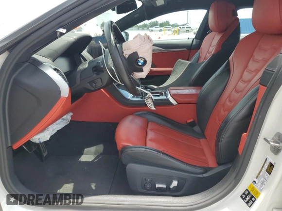 2023 BMW 8 Series M850i with VIN WBAGV8C07PCL57496, listed as a Copart auction lot 64175375 with Not provided miles and Non repairable. Bid and sale history available at DreamBid. Image 7.