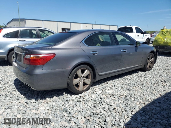 2012 Lexus LS 460 L with VIN JTHGL5EF4C5045707, listed as a Copart auction lot 50131625 with 163,099 mi miles and Non repairable. Bid and sale history available at DreamBid. Image 3.