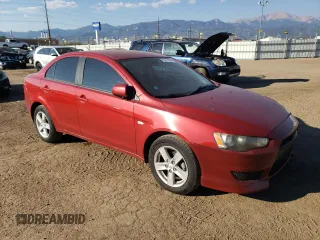 2008 Mitsubishi Lancer DE with VIN JA3AU26U98U015503, listed as a Copart auction lot 75131434 with 162,927 mi miles and Salvage Title. Bid and sale history available at DreamBid. Image 4.