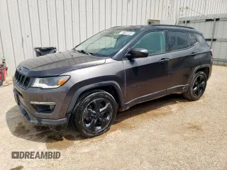 2019 Jeep Compass Altitude with VIN 3C4NJCBB1KT762875, listed as a Copart auction lot 56195845 with 163,500 mi miles and Clean title. Bid and sale history available at DreamBid. Image 1.
