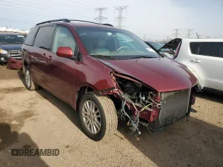 2009 Toyota Sienna XLE with VIN 5TDBK22C79S025901, listed as a Copart auction lot 48761315 with 171,128 mi miles and Salvage Title. Bid and sale history available at DreamBid. Image 4.