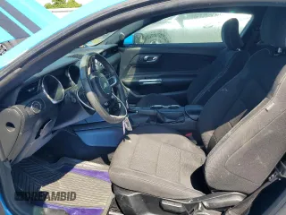 2017 Ford Mustang V6 with VIN 1FA6P8AM2H5209900, listed as a Copart auction lot 60493055 with 93,160 mi miles and Salvage title. Bid and sale history available at DreamBid. Image 7.