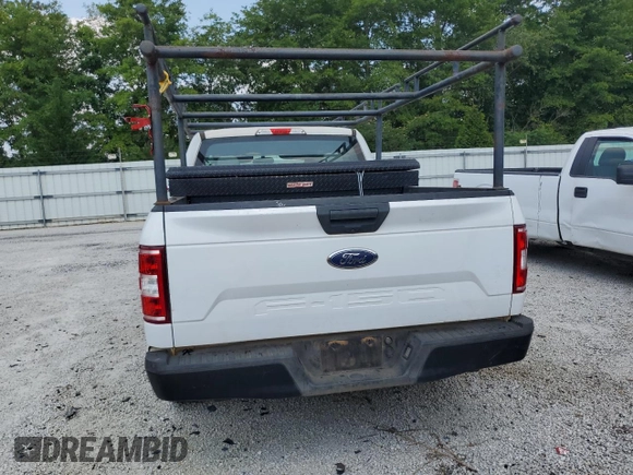 2020 Ford F-150 XL with VIN 1FTEX1CB0LFB98035, listed as a Copart auction lot 44236955 with 82,235 mi miles and Salvage title. Bid and sale history available at DreamBid. Image 6.