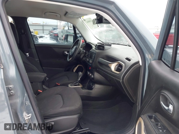 2017 Jeep Renegade Latitude with VIN ZACCJABB6HPE63913, listed as a IAAI auction lot 41588047 with 85,474 mi miles and . Bid and sale history available at DreamBid. Image 5.