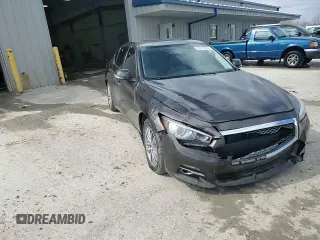 2014 Infiniti Q50 Hybrid Sport with VIN JN1AV7AR9EM702123, listed as a Copart auction lot 50310765 with 134,433 mi miles and Salvage Title. Bid and sale history available at DreamBid. Image 13.