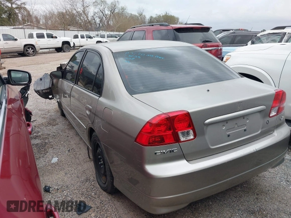 2004 Honda Civic LX with VIN 2HGES16514H534247, listed as a IAAI auction lot 41490749 with 234,838 mi miles and . Bid and sale history available at DreamBid. Image 3.
