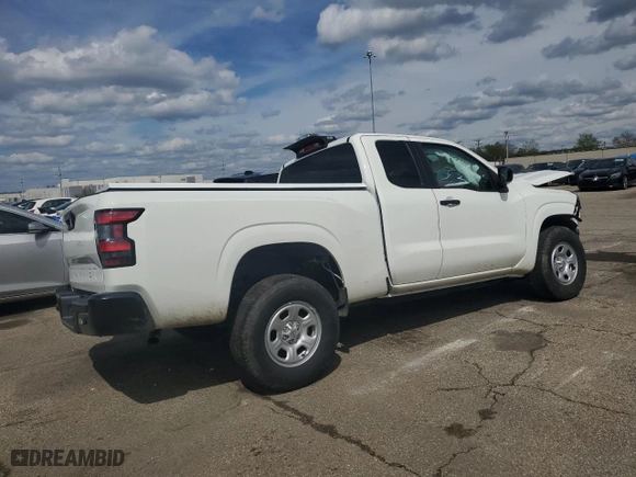 2024 Nissan Frontier S with VIN 1N6ED1CL8RN661147, listed as a Copart auction lot 53340165 with 27,427 mi miles and Clean Title. Bid and sale history available at carsss.com. Image 3.