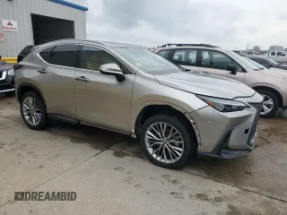 2022 Lexus NX with VIN 2T2GKCEZ4NC008144, listed as a Copart auction lot 53553595 with 35,834 mi miles and Salvage Title. Bid and sale history available at carsss.com. Image 4.