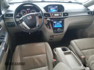 2016 Honda Odyssey EX-L with VIN 5FNRL5H65GB045564, listed as a Copart auction lot 46044735 with 322,541 mi miles and Salvage Title. Bid and sale history available at DreamBid. Image 8.