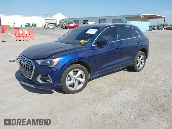 2021 Audi Q3 Premium with VIN WA1AUCF32M1066149, listed as a IAAI auction lot 40695269 with 92,598 mi miles and . Bid and sale history available at DreamBid. Image 18.
