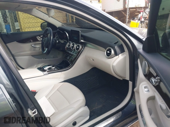 2016 Mercedes-Benz C 300 Luxury with VIN 55SWF4KB9GU108299, listed as a IAAI auction lot 41630830 with 89,484 mi miles and . Bid and sale history available at carsss.com. Image 5.