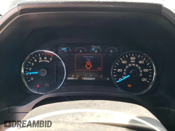 2016 Ford F-150 XLT with VIN 1FTEW1EF5GFC58612, listed as a Copart auction lot 56506725 with 98,300 mi miles and Salvage title. Bid and sale history available at DreamBid. Image 9.
