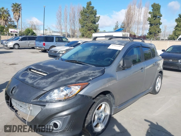 2010 Mazda 3 with VIN JM1BL1H41A1253868, listed as a IAAI auction lot 41993182 with 124,120 mi miles. Bid and sale history available at carsss.com. Image 6.
