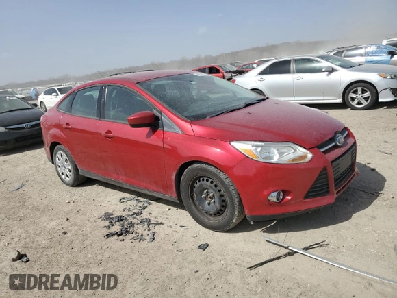 2012 Ford Focus SE with VIN 1FAHP3F25CL347602, listed as a Copart auction lot 49047465 with 153,901 mi miles and Salvage Title. Bid and sale history available at carsss.com. Image 4.