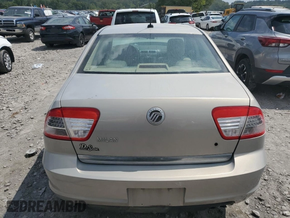 2009 Mercury Milan with VIN 3MEHM07ZX9R625724, listed as a Copart auction lot 67786474 with 143,763 mi miles and Salvage Title. Bid and sale history available at DreamBid. Image 6.