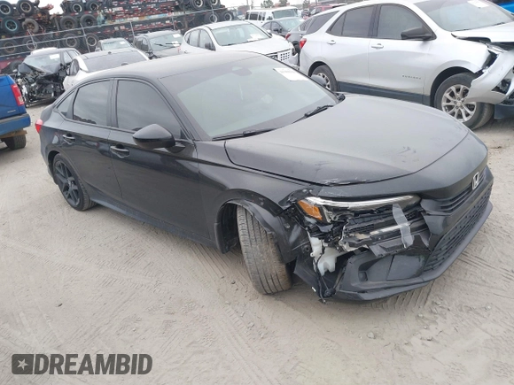 2024 Honda Civic Sport with VIN 2HGFE2F51RH594148, listed as a IAAI auction lot 41304184 with 11,307 mi miles and . Bid and sale history available at DreamBid. Image 1.