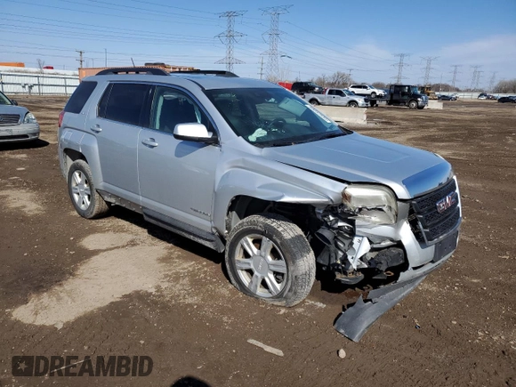 2014 GMC Terrain SLE with VIN 2GKFLWEK8E6106052, listed as a Copart auction lot 50052535 with 203,571 mi miles and Salvage Title. Bid and sale history available at carsss.com. Image 4.