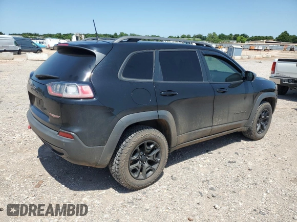 2019 Jeep Cherokee Trailhawk Elite with VIN 1C4PJMBN6KD275525, listed as a Copart auction lot 60636145 with 93,872 mi miles and Salvage title. Bid and sale history available at DreamBid. Image 3.