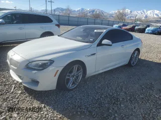 2013 BMW 6 Series 650i with VIN WBAYM9C57DDW20004, listed as a Copart auction lot 89395555 with Not Provided miles and Clean Title. Bid and sale history available at carsss.com. Image 1.