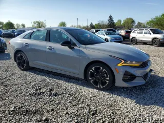 2022 Kia K5 GT-Line z VIN 5XXG64J22NG159905, wystawiony jako Copart lot #54894545 z przebiegiem 25 802 mil mil oraz Szkoda całkowita • Salvage title. Historia ofert i sprzedaży dostępna na DreamBid. Obrazek 4.