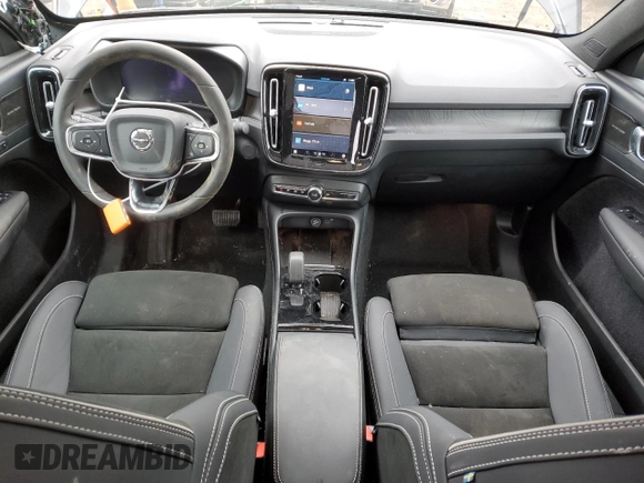 2023 Volvo C40 Ultimate with VIN YV4ED3GM5P2066575, listed as a Copart auction lot 44980045 with 18,436 mi miles and Salvage Title. Bid and sale history available at DreamBid. Image 8.