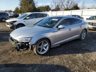 2019 Audi A5 Sportback Prestige with VIN WAUFNCF51KA041473, listed as a Copart auction lot 43744565 with 46,533 mi miles and Salvage Title. Bid and sale history available at carsss.com. Image 1.