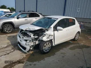 2012 Toyota Yaris L with VIN JTDKTUD3XCD524331, listed as a Copart auction lot 59859045 with 76,878 mi miles and Salvage title. Bid and sale history available at DreamBid. Image 1.