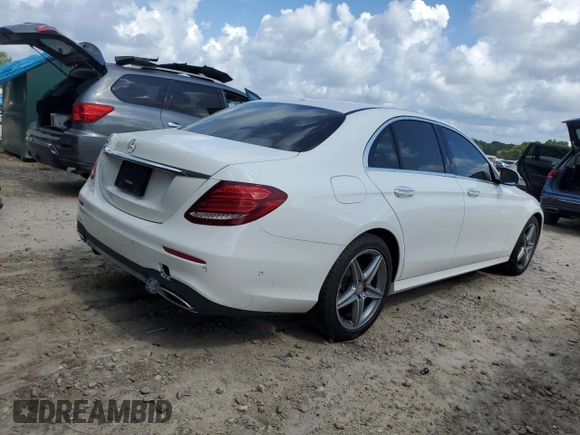 2017 Mercedes-Benz E 300 Luxury with VIN WDDZF4JB0HA010018, listed as a Copart auction lot 61529565 with Not provided miles and Salvage title. Bid and sale history available at DreamBid. Image 3.