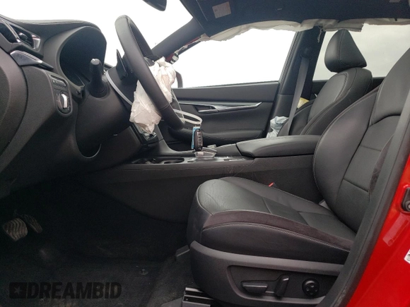 2023 Infiniti QX50 Sport with VIN 3PCAJ5FB4PF122220, listed as a Copart auction lot 66588284 with 8,176 mi miles and Salvage Title. Bid and sale history available at DreamBid. Image 7.