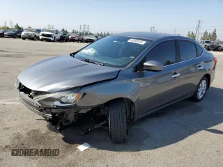 2017 Nissan Sentra SV with VIN 3N1AB7AP1HY222196, listed as a Copart auction lot 63598425 with 77,389 mi miles and Salvage title. Bid and sale history available at DreamBid. Image 1.