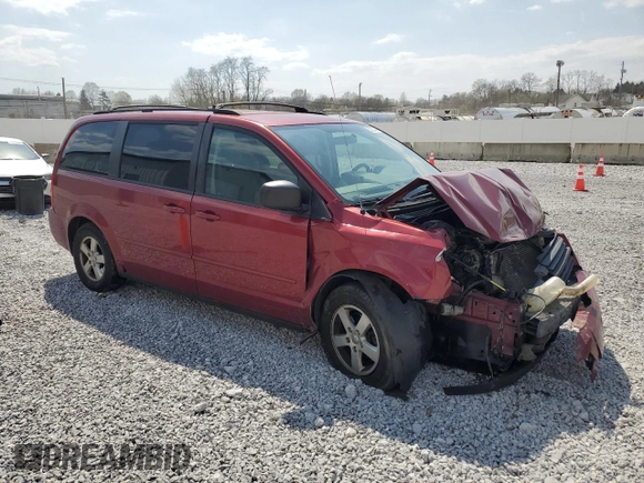 2010 Dodge Grand Caravan Hero with VIN 2D4RN3D14AR401543, listed as a Copart auction lot 53802445 with 237,283 mi miles and Salvage Title. Bid and sale history available at DreamBid. Image 4.