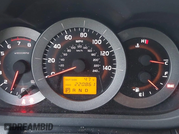 2006 Toyota RAV4 Sport with VIN JTMBK32VX66005712, listed as a IAAI auction lot 41025837 with 220,861 mi miles. Bid and sale history available at carsss.com. Image 7.