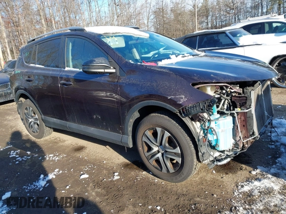 2016 Toyota RAV4 LE with VIN 2T3BFREV5GW516232, listed as a IAAI auction lot 41406075 with 62,333 mi miles. Bid and sale history available at carsss.com. Image 1.