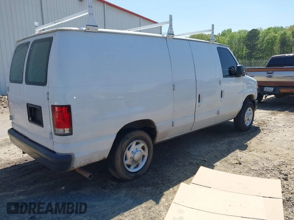 2014 Ford Econoline Cargo Commercial with VIN 1FTNE1EW2EDA99687, listed as a IAAI auction lot 41994371 with 204,466 mi miles and . Bid and sale history available at DreamBid. Image 4.