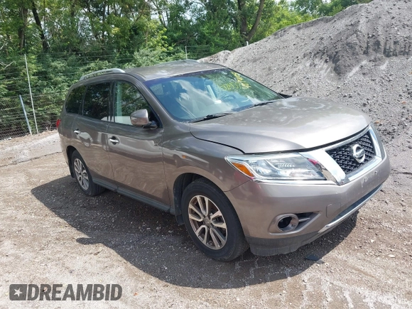 2014 Nissan Pathfinder SL with VIN 5N1AR2MN5EC657311, listed as a IAAI auction lot 42741251 with 163,382 mi miles and . Bid and sale history available at DreamBid. Image 1.