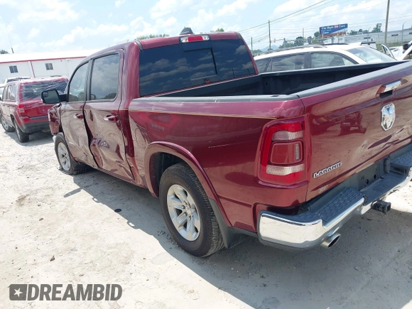 2019 Ram 1500 Laramie z VIN 1C6SRFJTXKN652650, wystawiony jako IAAI lot #42553987 z przebiegiem 78 609 mil mil oraz . Historia ofert i sprzedaży dostępna na DreamBid. Obrazek 3.
