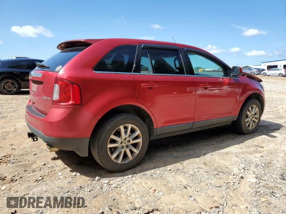 2011 Ford Edge Limited with VIN 2FMDK3KC2BBA01216, listed as a Copart auction lot 60713355 with 185,162 mi miles and Salvage title. Bid and sale history available at DreamBid. Image 3.