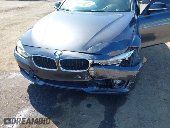 2012 BMW 3 Series 328i with VIN WBA3A5C59CF345198, listed as a IAAI auction lot 41753828 with 135,726 mi miles. Bid and sale history available at carsss.com. Image 6.
