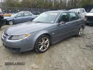 2008 Saab 9-5 with VIN YS3ED49G083507307, listed as a Copart auction lot 43920245 with 174,439 mi miles and Salvage Title. Bid and sale history available at carsss.com. Image 1.