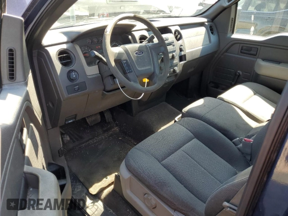 2009 Ford F-150 XL with VIN 1FTRF12809KA17106, listed as a Copart auction lot 50728765 with 133,491 mi miles and Salvage title. Bid and sale history available at DreamBid. Image 8.