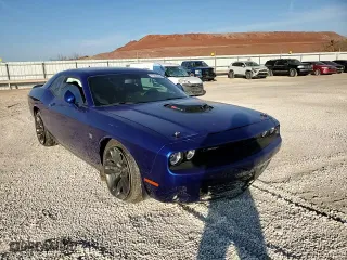2021 Dodge Challenger R/T Scat Pack with VIN 2C3CDZFJ4MH650445, listed as a Copart auction lot 43863935 with 53,640 mi miles and Salvage Title. Bid and sale history available at carsss.com. Image 10.