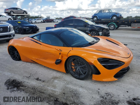 2019 McLaren 720S z VIN SBM14DCA9KW003247, wystawiony jako Copart lot #80073724 z przebiegiem 18 804 mil mil oraz Szkody całkowita. Historia ofert i sprzedaży dostępna na DreamBid. Obrazek 4.
